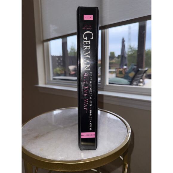 Living Language German All The Way – Complete 1994 Cassette & Book Set – UNUSED - Picture 3 of 7